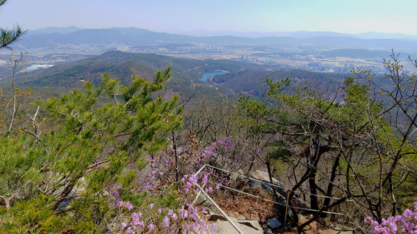 양주 마루금길 - 천보산맥 마루금길 중 도락산 정상