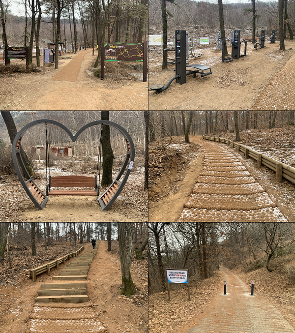 새롭게 바뀐 가현산 등산로, 산책로