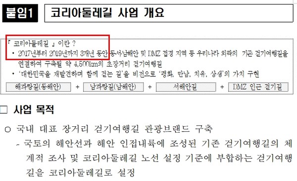 두 사진을 비교해보자. 사업완료 일정을 2년을 앞당겼다.