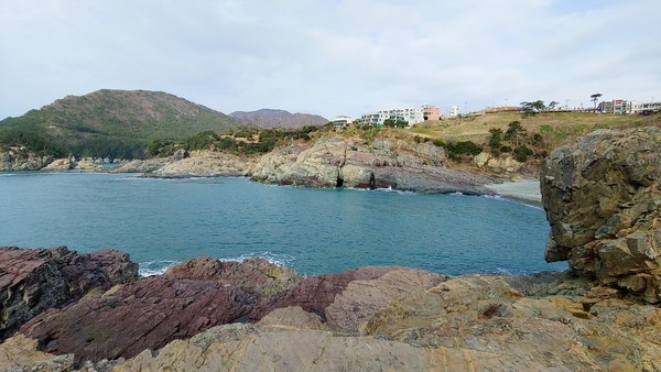 신선대에서 본 해안선 풍경