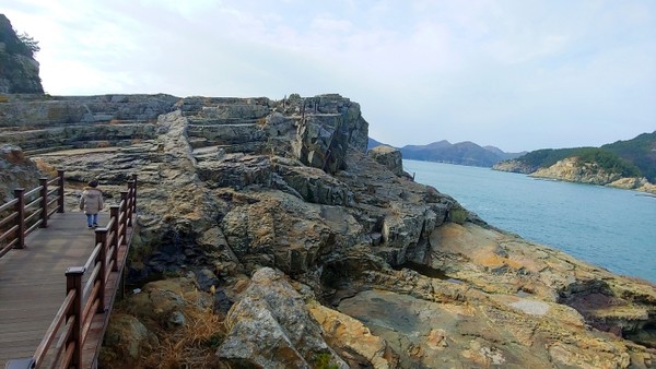 신선대 방향 진입로