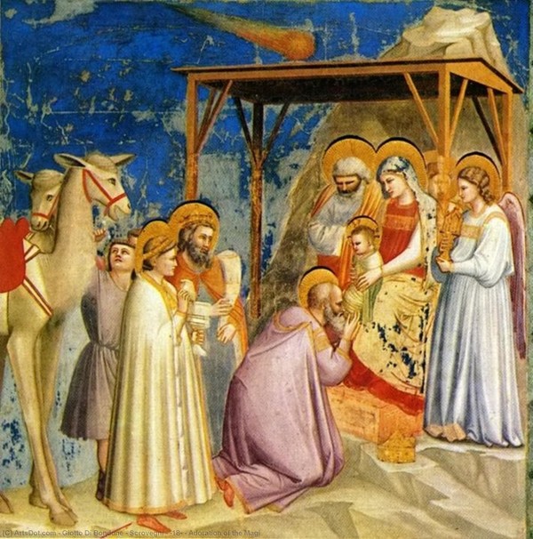 Giotto di Bondone “Adorazione dei Magi”