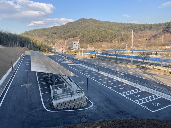 진주시, 꿈키움동산 주차장 전경. 진주시 제공