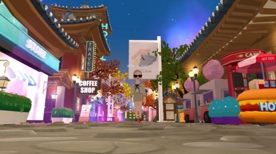 제페토에 구현된 전주 한옥마을. 한국관광공사 제공.