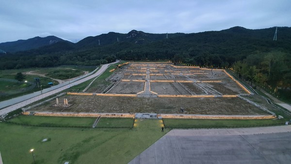 양주시, 회암사지 전경. 양주시 제공