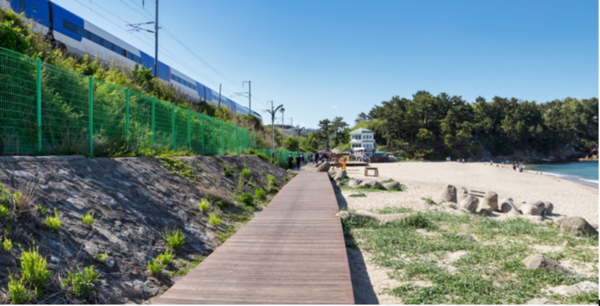 동해시, 한섬감성바닷길. 동해시 제공