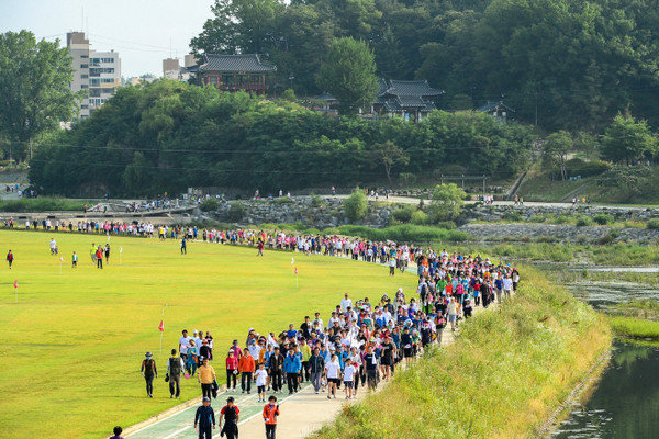 영주시, 서천 둔치. 영주시 제공