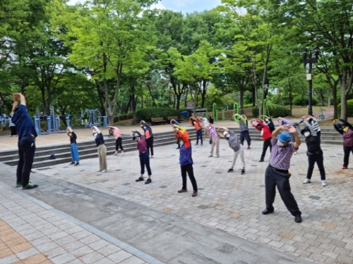 안양시 동안구보건소, 건강워킹교실. 안양시 제공