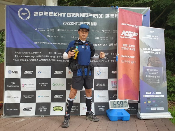 2022 한국고갯길그랑프리(KGP:ZERO) 5라운드 진안고원길 대회, 1위 임명규님. (주)오디스 제공