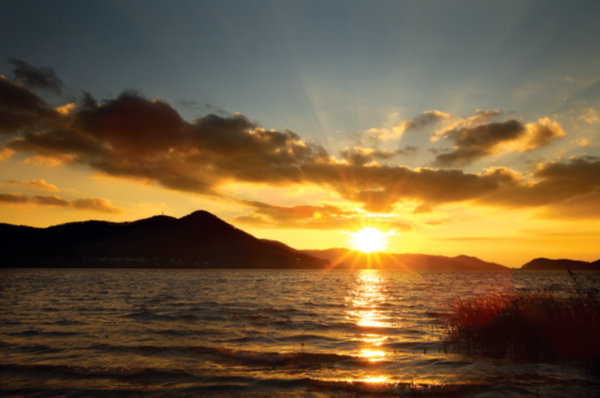 용인시 이동저수지 어비낙조. 문화체육관광부 제공
